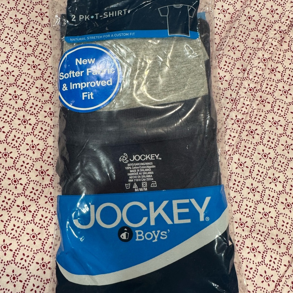Jockey Boys' Gray and Black T-Shirt Pack